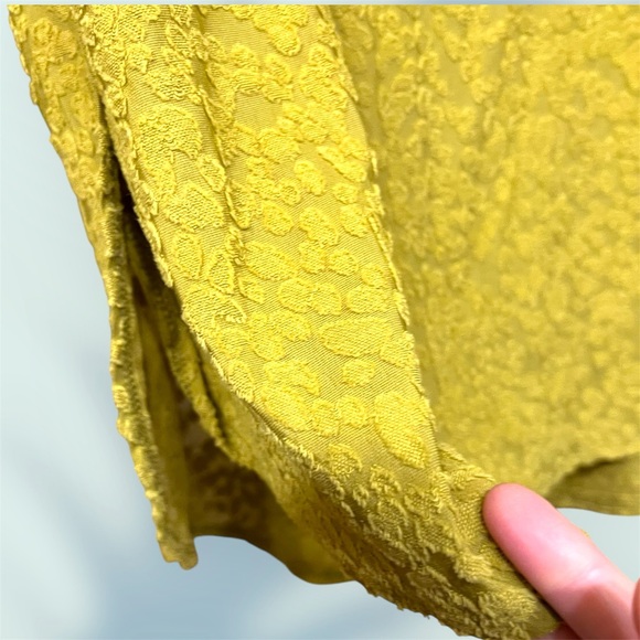 Simply Vera Vera Wang textured green gremlin urban boho long sleeve grunge tunic - Picture 4 of 4